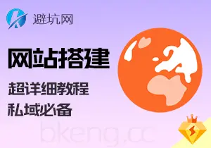 实操教学:网站搭建系列详细教程,建站后的方向与定位篇(v4.0)-避坑网-只求少走弯路!
